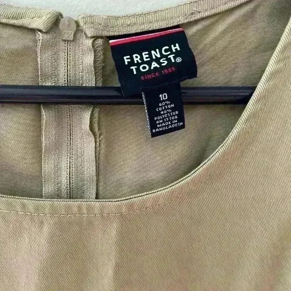 NWT French Toast Pleat Ribbon Bow Jumper, School Uniform, Size 10 - Picture 6 of 8